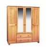 WOODEN CABINET MADE OF SOLID PINE IV 4D / 2S